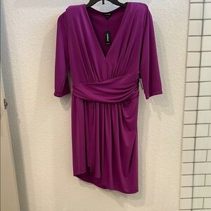 Express Asymmetrical Dress in Purple